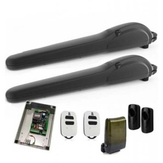 MAC Otomatik Kanatlı Kapı Motoru Seti ( 3 Metre 400 Kg, Çift Motor, Fotosel ve Kumanda - KIT)
